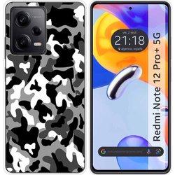 Funda Silicona Xiaomi Redmi Note 12 Pro+ Plus 5G Snow Camuflaje