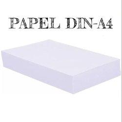 Folios Blanco Din A4 80gr, Papel Impresora 50/100/200/500 Hojas, Papel Blanco Premium para Impresora Multifunción, para Uso de Oficina, Material Escolar, Paquete de Impresión Multiusos