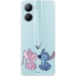 Funda para Realme C33 Oficial de Disney Angel & Stitch Beso - Lilo & Stitch