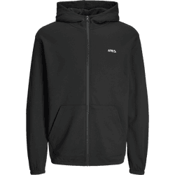 Jack & Jones Jcobasic Zip Hood Sweat Black