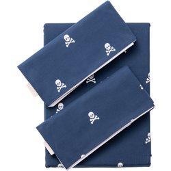 Funda nórdica reversible 260x240cm y fundas almohada algodón calaveras