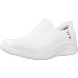 Zapatos de Mujer SKECHERS Slipins Ultra Flex All Tecido Blanco (41)