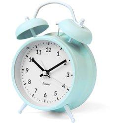 Reloj Despertador Retro Menta y Blanco