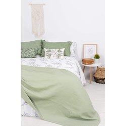 Cubrecama Topos Verde - Cama200 (300x280)