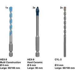 Brocas BOSCH Hex-9 Hardceramic+ Cyl-3