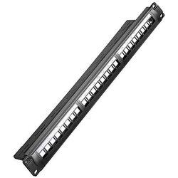 CABLEPELADO Patch panel rack19 24 port 1U Negro