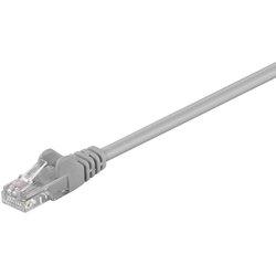 Microconnect Cat5e UTP 3m cable de red Gris