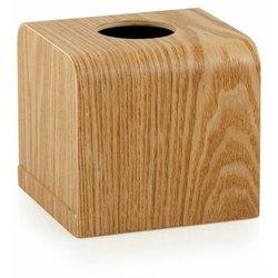 Andrea house ba70009 caja para pañuelos de madera cuadrada beige