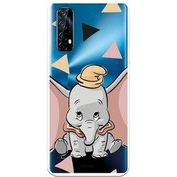 Funda para Realme 7 Oficial de Disney Dumbo Silueta Transparente - Dumbo