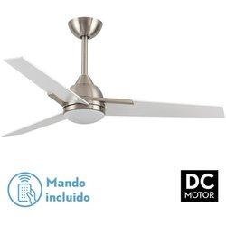 Akunadecor - Ventilador De Techo Metal Niquel Argestes