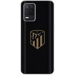 Funda para Realme Narzo 30 5G del Atleti Escudo Dorado Fondo Negro - Licencia Oficial Atlético de Madrid