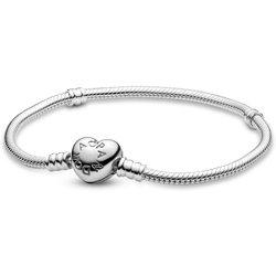 pulsera pandora cierre corazón - 590719