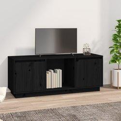 Mueble de TV VIDAXL Negro Madera (110.5x35x44 cm)