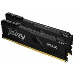 DDR4 KINGSTON 2X8GB 3600 FURY BEAST NEGRO