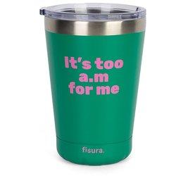 Vaso termo Fisura its too am for me verde.