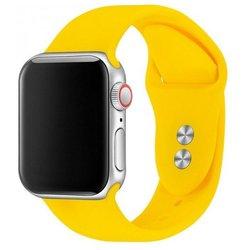 Bracelete SmoothSilicone para Apple Watch Series 9 45mm Amarelo