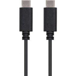 Cable usb-c nanocable 10.01.2302 negro 2 m