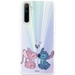 Funda para Realme 6 Oficial de Disney Angel & Stitch Beso - Lilo & Stitch