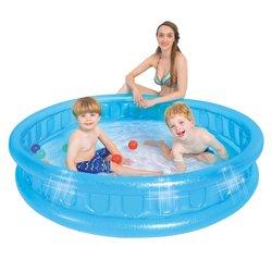 Bestway Sun Club - Piscina Inflable para Niños y Adultos | Diseño Espacioso | Material Duradero | Borde Suave