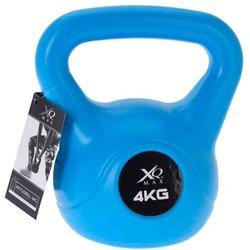 Pesa kettlebell 4 kg azul