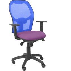 Silla Jorquera malla azul asiento bali lila