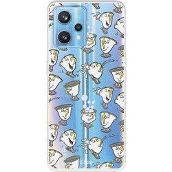 Funda Para Realme 9 Pro+ Oficial De Disney Chip Potts Siluetas - La Bella Y La Bestia