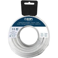 ROLO DE CABO REDONDO 3x1mm BRANCO 50m