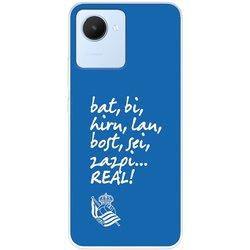 Funda para Realme C30 del Real Sociedad de Fútbol Real grito afición  - Licencia Oficial Real Sociedad de Fútbol