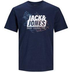 Camiseta Jack And Jones Azul Marino Cuello Redondo