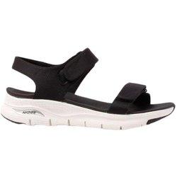 Sandalia Skechers Arch Fit Mujer BLK