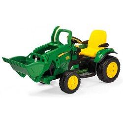 Correpasillos Peg Perego | Réplica Excavadora Eléctrica John Deere 12V para Niños