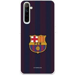 Funda para Realme 6 del Barcelona Rayas Blaugrana - Licencia Oficial FC Barcelona