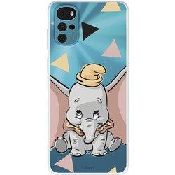 Funda Para Motorola Moto G22 Oficial De Disney Dumbo Silueta Transparente - Dumbo