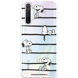 Funda para Realme X2 Oficial de Peanuts Snoopy rayas - Snoopy