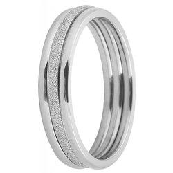 AKZENT Anillo Mujer Plata em Acero Inoxidable Tam.54 0410