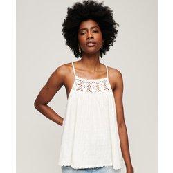 Superdry Top Vintage Halter Cami Beige