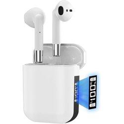 Auriculares Inalámbricos, Auriculares Bluetooth 5.3 HiFi Estéreo, Cascos inalambricos Bluetooth IPX5 Impermeables, Auriculares Inalambricos Bluetooth con Control Táctil, In-Ear Auriculares Reproducción de 24H, Blanco