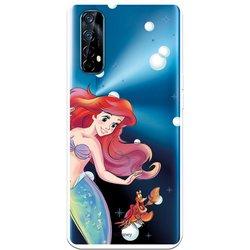 Funda para Realme 7 Oficial de Disney Ariel y Sebastián Burbujas - La Sirenita