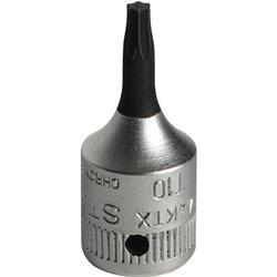 Stahl.carraca 1/4 vaso torx t10