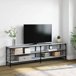 Mueble De Tv VIDAXL Gris Madera contrachapada (180x30x50 cm)