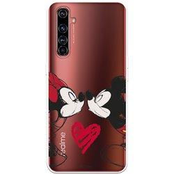 Funda para Realme X50 Pro Oficial de Disney Mickey y Minnie Beso - Clásicos Disney