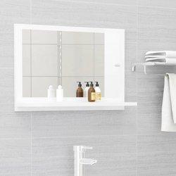 VidaXL Espejo de baño madera con repisa 37x60x10,5 cm