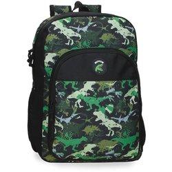 MOVOM Mochila Escolar Poliéster Raptors Negro