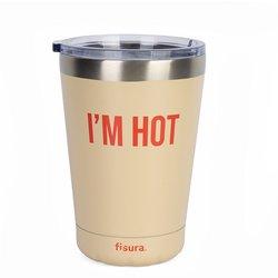 Vaso termo Fisura im hot beige.