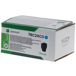 Lexmark 78C2XC0 toner cian XXL