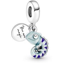 Charm colgante Pandora 791676C01 camaleón