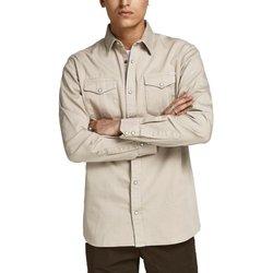 Camisa Jack&Jones Sheridan beige de hombre