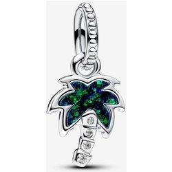 Pandora Charm Colgante Palmera Verde Opalescente