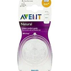 Tetina PHILIPS/AVENT Flujo Medio 3m+ (2 un)