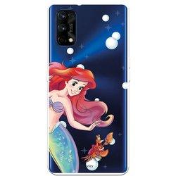 Funda para Realme 7 Pro Oficial de Disney Ariel y Sebastián Burbujas - La Sirenita